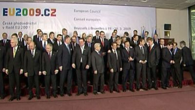 EUs toppmöte i Bryssel i mars 2009
