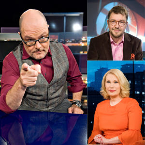 Pressiklubin juontajina toimivat vuosina 2005-2018 Timo Harakka, Ruben Stiller ja Sanna Ukkola. Timo Harakka, Ruben Stiller, Sanna Ukkola