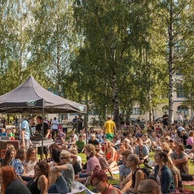 Elojazzit kansoittivat Åströmin puiston vuonna 2014