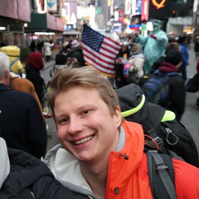 Marc Van Kan ja Juha Juntunen New Yorkissa.