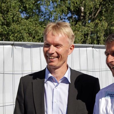 Tapio Korjus ja Jan Zelezny.