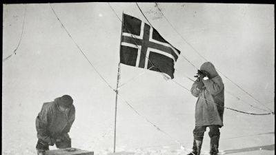 Amundsen Hansen sydpolen 1911