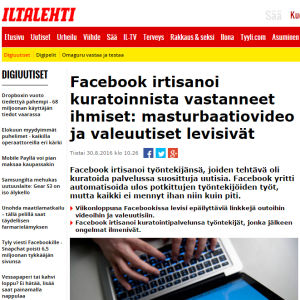 Kuvakaappaus Iltalehden uutisesta.