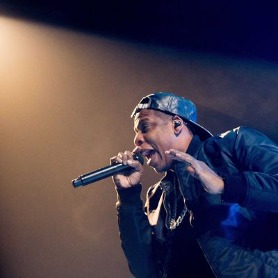 Hip-Hop -artisti Jay-Z keikalla.