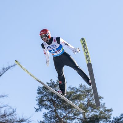 Markus Eisenbichler kuvassa