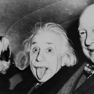 Einstein kuuluisa "kielikuva"