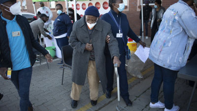 Vaccineringscentral i Johannesburg