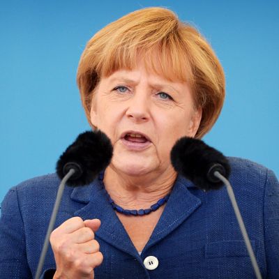 Angela Merkel.