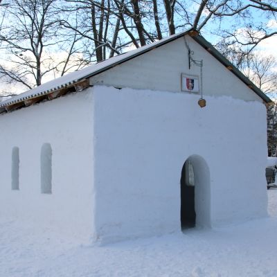 Lumikirkko Lappeenrannan Linnoituksessa