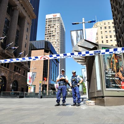 Poliisi on eristänyt Sydneyn miljoonakaupungin ydinkeskustasta parin korttelin alueen.
