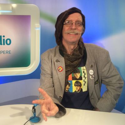 Pertti Virtanen Yle Tampereen Nettistudiossa