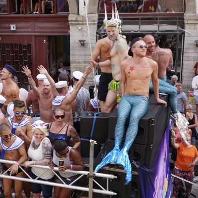 Tukholman Pride-kulkue.