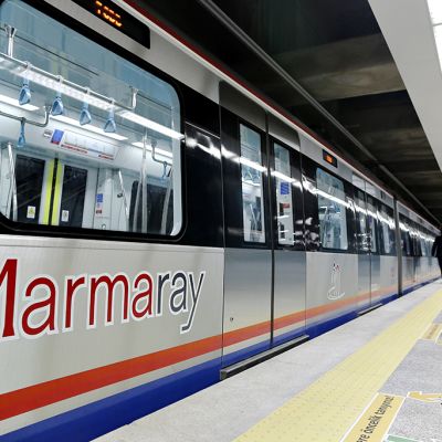 Marmaray rautatietunneli.