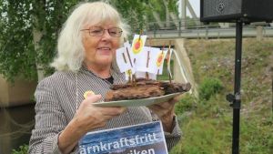 Lena Lagerstam, samordnare i nätverket Kärnkraftsfritt Bottenviken. Lena Lagerstam, samordnare i nätverket Kärnkraftsfritt Bottenviken.