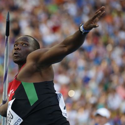 Kenian Julius Yego heittää keihästä