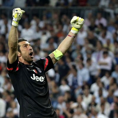 Gianluigi Buffon tuulettaa