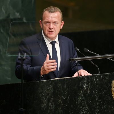 Tanskan pääministeri Lars Løkke Rasmussen.
