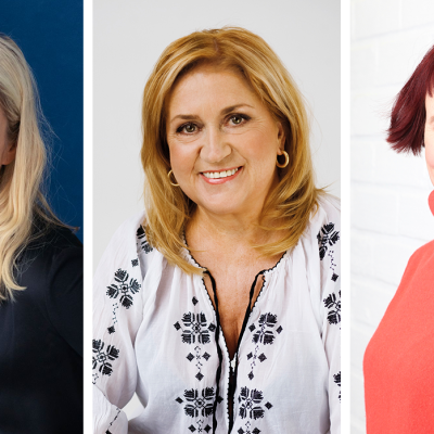 Laura Malmivaara, Anja Snellman ja Rosa Liksom.
