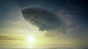 År 1926 nådde Amundsen nordpolen med luftskeppet Norge. Roald Amundsens luftskepp (Filmposter, 2019)