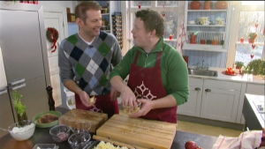 Matias Jungar och Michael Björklund i Strömsös kök.
