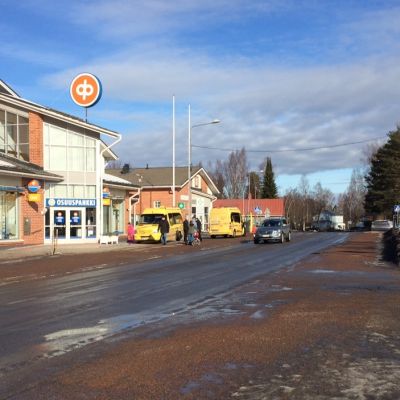 Kangasniemi keskusta.