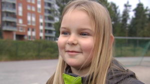 Hanna Indrenius-Zalewski, åk 5 i Mattlidens skola. Hanna Indrenius-Zalewski, åk 5 i Mattlidens skola.