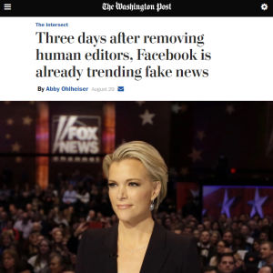 Kuvakaappaus The Washington Postin uutisesta.