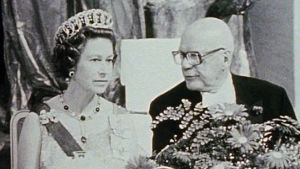 Kuningatar Elisabet ja Urho Kekkonen