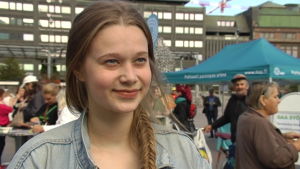Valeria Valanne anser att matsvinnet kunde gå till dem som behöver det mest. Valeria Valanne