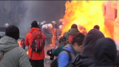 Demonstrationer i Aten