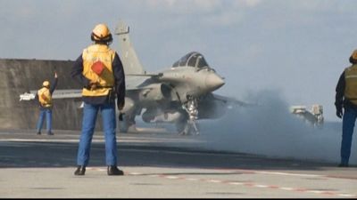 Franska militären opererar utanför Libyen
