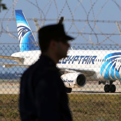 Kaapattu Egyptairin kone.