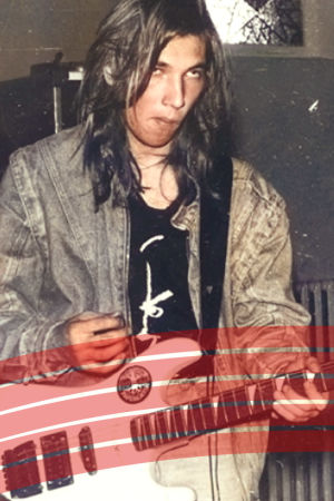 Santtu Karhu ja Arto Rinne, Santtu Karhu ja talvisovat -yhtyeen muusikot 1990-luvun alussa.
