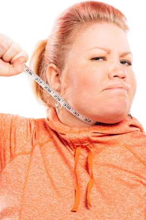 Jenny Lehtinen mittanauha kaulassa