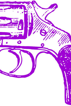 Violetti vanhanaikainen revolveri. Triggeriherkkyys on voitettavissa! Jos syöt tunteisiisi, lue tämä