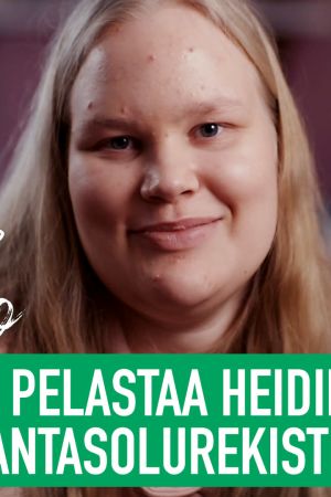 Heidi Lindholm ja teksti: Voisitko juuri sinä pelastaa Heidin? Liity Kantasolurekisteriin!