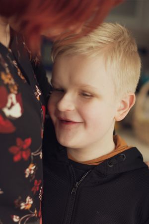 Rafael ja äiti.