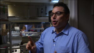 Ravintoloitsija Tarek Al Sayed.