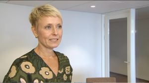 Anna-Kaisa Auvinen, vd för förbundet Finlands textil och mode. Porträtt på Anna-Kaisa Auvinen