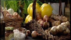 Ingredienser till hösttapas Ingredienser till hösttapas