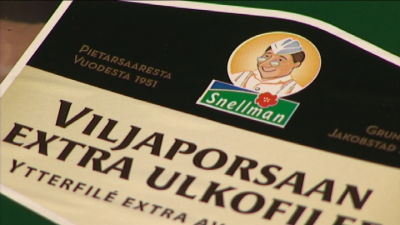 Snellman sianlihaa pakkauksessa