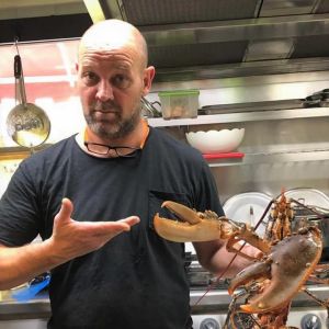 Francesco Quaresima har drivit sin fiskrestaurang utanför Venedig i tio år. Francesco Quaresima driver en restaurang nära Venedig