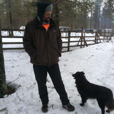 Dán jagaš boazobeanagilvvu vuoiti Usma ja su oamásteaddji Veli-Matti Kangasmieni Muotkeduoddara bálgosis.