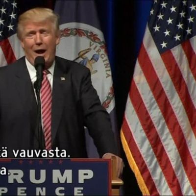 Uutisvideot: Trump hääti itkevän vauvan kampanjatilaisuudestaan