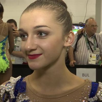 Rion olympialaiset: Katja Volkova onnellisena olympialaisten jälkeen.