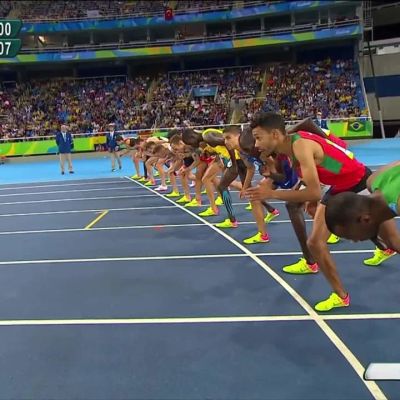 Rion olympialaiset: Miesten 1500 metrin voitto Yhdysvaltoihin