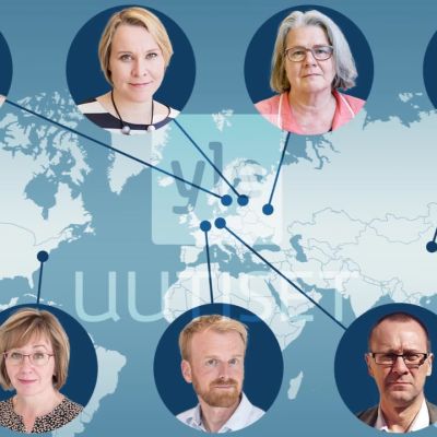 Uutisvideot: Kirjeenvaihtajat esittäytyvät