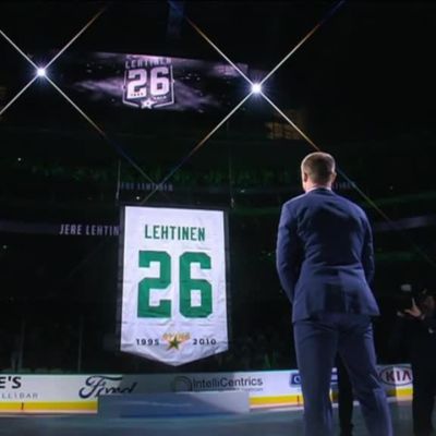 NHL: Lehtisen paita nousee kattoon