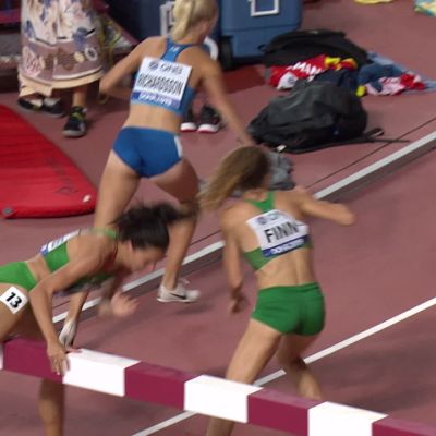 Camilla Richardsson kompuroi 3000 metrin esteissä