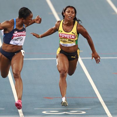 Fraser-Pryce (keltainen asu)